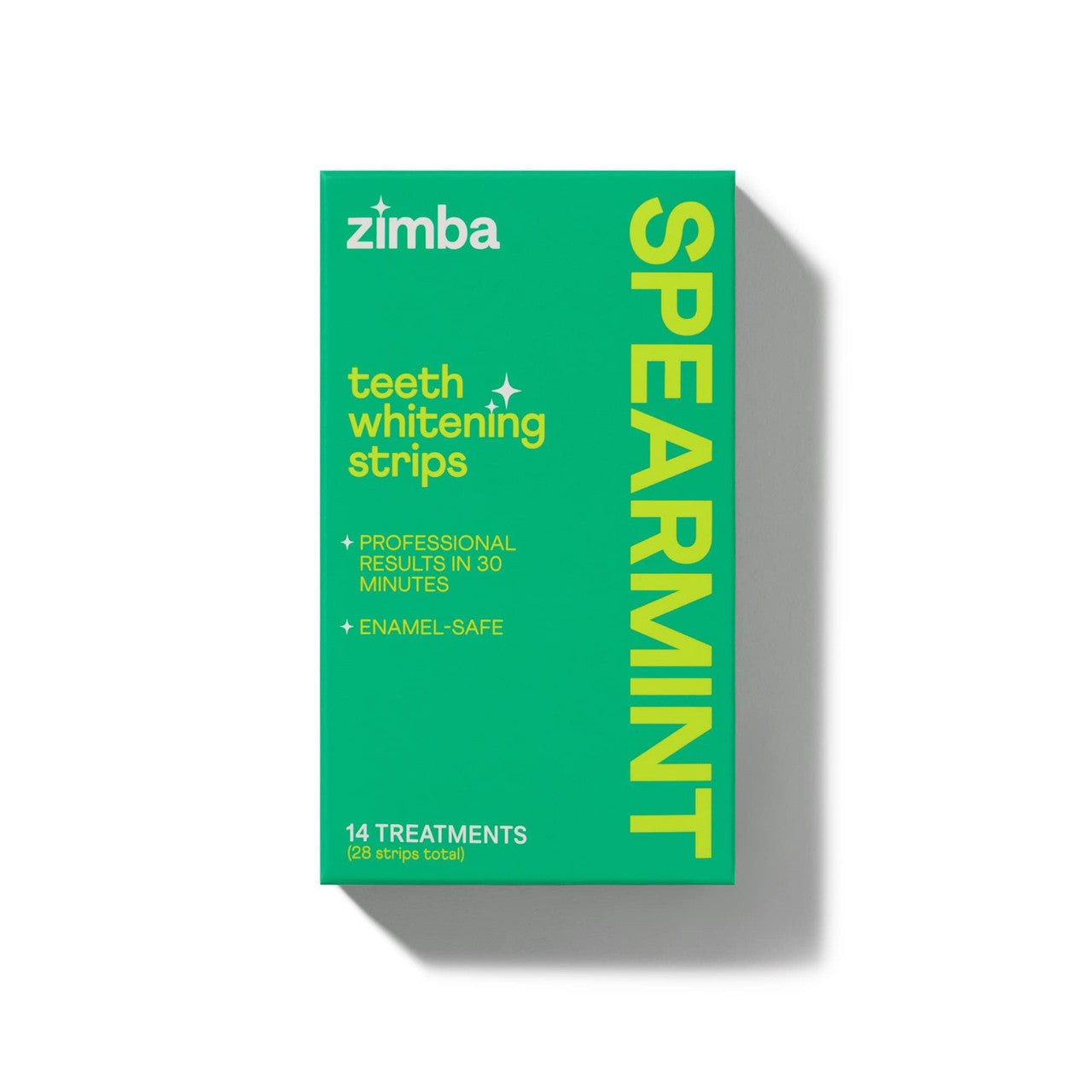 Zimba Spearmint Teeth Whitening Strips, 28 Ea